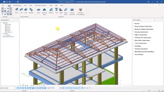 How To Design A Steel Roof with ProtaStructure Suite [upl. by Spaulding]