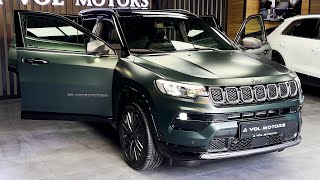 2022 Jeep Compass  Exterior and interior Details Modern SUV [upl. by Amelus]