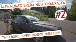 Alfa Romeo Brera  Osa 2 Täysi romu kaikki rikki Yritetään elvyttää [upl. by Anatollo459]