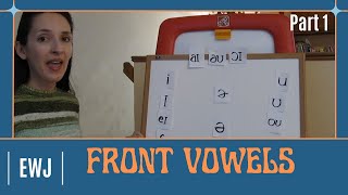 Pronunciation of English Vowel Sounds  Front Vowels Part 1 [upl. by Yelwah81]