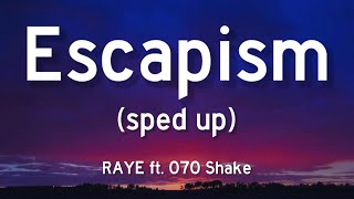 RAYE  Escapism feat 070 Shake [upl. by Aivin137]