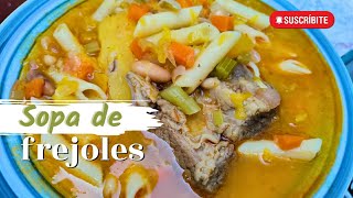 SOPA DE FREJOLES  receta peruana 🇵🇪 [upl. by Koralle333]