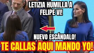 🔥NUEVO ESCÁNDALO Y DESPRECIOS DE LETIZIA ORTIZ ROMPE LOS PROTOCOLOS Y HUMILLA A FELIPE VI EN EVENTO [upl. by Vogeley884]