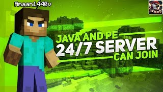 🔴247 Joinable Minecraft Server PUBLIC  Java amp Bedrock Survival Server  minecraft livestream [upl. by Saberhagen]