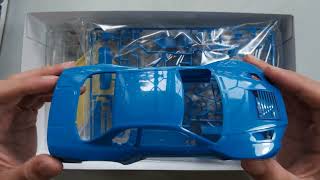 Tamiya Nissan Skyline Calsonic R34 GTR unboxing [upl. by Purse]