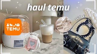 ✩₊˚ Haul Temu 📦  accessori  decorazioni e cose per la casa  160€ [upl. by Sellma387]