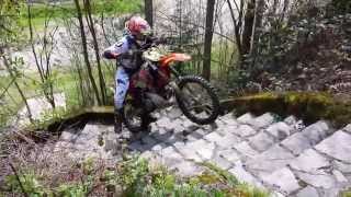 KTM EXC 300 Hard Crash Rekluse Clutch [upl. by Stoeber]