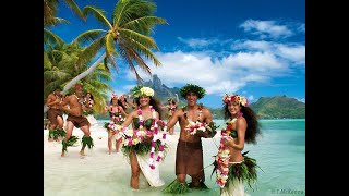 Aloha Oe  Dance Practice Song ❤I LOVE TAHITI amp POLYNESIA ❤ Tahitian Drums [upl. by Ardnaz]