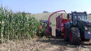 Pöttinger MEX 5 und JUMBO combiline im Maiseinsatz [upl. by Avery]