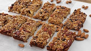 Healthy Granola Bars Recipe [upl. by Aman]