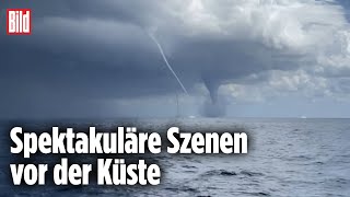 TornadoAlarm vor Mallorca  Heftige Unwetter über den Balearen [upl. by Ahsilaf]