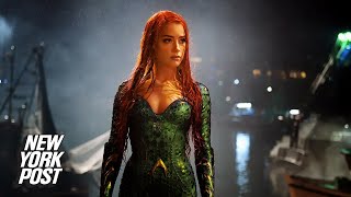 Amber Heard’s ‘Aquaman 2’ role sinks to ‘10 minutes’ firing petition reaches 3M  New York Post [upl. by Cresida854]