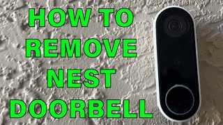 How To Remove Nest Doorbell Cover [upl. by Ahsatin]