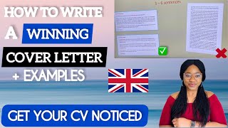 How To Write An INCREDIBLE Cover Letter For Any Job Application  Cover Letter Examples INCLUDED [upl. by Ihcas]