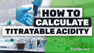 Total acidity by titration [upl. by Kravits30]