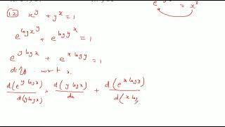 12 से 15 तक के प्रश्नों में प्रदत्त फलनों के लिए dydx ज्ञात कीजिए xy  yx  1 [upl. by Lamberto924]