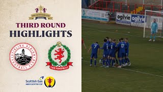 Stirling Albion 02 Cove Rangers  Scottish Gas Mens Scottish Cup Third Round Highlights [upl. by Avonasac]