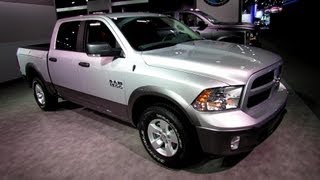 2013 RAM 1500 Outdoorsman  Exterior ands Interior Walkaround  2013 Detroit Auto Show [upl. by Ydurt]