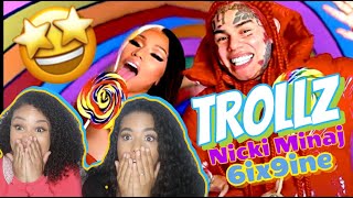 TROLLZ  6ix9ine amp Nicki Minaj Official Music Video REACTIONREVIEW [upl. by Enaej]