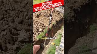 Hack Your Yard Slope for 5 Drain Like a PRO and Ditch the Soggy Lawn [upl. by Mensch]