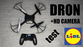 Lidl Dron s HD kamerou  50€ camera quadcopter [upl. by Corina]