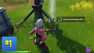 Receive Next Objective at Any Mole Team amp Plant Explosives Near Giant Drills Locations  Fortnite [upl. by Kenyon]