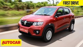 Renault Kwid  First Drive  Autocar India [upl. by Ayikal]