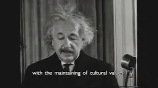 Real Speech by Albert Einstein  Albert Einsteins Voice  Einstein Speaking [upl. by Heymann181]