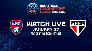 Quimsa v São Paulo FC  Full Basketball Game  BCL Americas 202324 [upl. by Lrig]