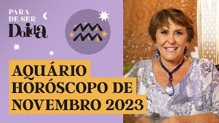 AQUÃRIO  NOVEMBRO de 2023 MÃRCIA FERNANDES faz PREVISÃ•ES para o SIGNO [upl. by Catherina]