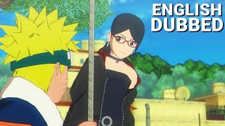 Sarada meets Naruto DUBBED [upl. by Lanti]