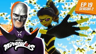 MIRACULOUS  🐞 QUEEN WASP Queens Battle Part 2 🐾  FULL EPISODE ▶️ Season 2 Episode 19 [upl. by Geanine]