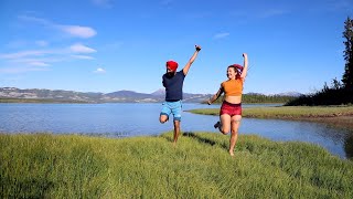 Bhangra Dance at the Yukons Lake Laberge [upl. by Arrac997]