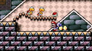 Super Mario World 2 Yoshis Island  World 4  Hookbill The Koopas Castle  Part 12 [upl. by Airrehs]