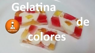 Gelatina de colores ampisrecetas [upl. by Devy]