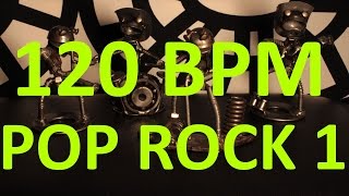 120 BPM  Pop Rock  44 Drum Track  Metronome  Drum Beat [upl. by Naloj96]