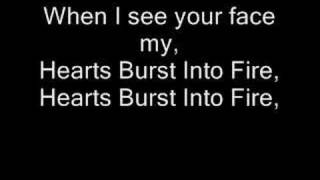 Hearts Burst Into Fire With Lyrics [upl. by Ebarta]