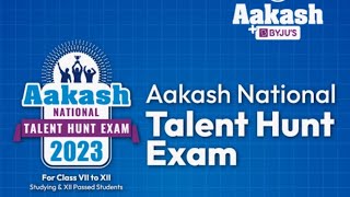 Anthe 2023 I Anthe 2023 Registration  Aakash Scholarship Test 2023 [upl. by Sirenay319]