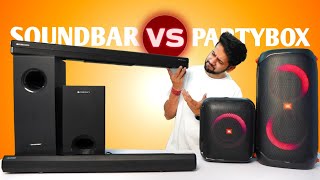 PartySpeaker vs Soundbar51 System Which One is Best [upl. by Atteuqram]