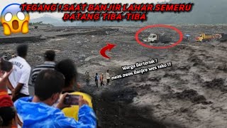 TEGANG PENAMBANG PANIK SAAT BANJIR LAHAR SEMERU DATANG [upl. by Eimmelc]