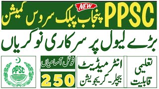 Ppsc Punjab public service commission February 2024 jobs [upl. by Acinomahs922]