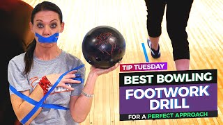 Best Bowling Footwork Drill How to Achieve the Perfect Approach [upl. by Eitsym108]