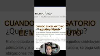 Cuando es Obligatorio ser MONOTRIBUTISTA Requisitos Beneficios monotributoargentina afip [upl. by Alsi]