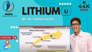 LITHIUM  Pharmacology [upl. by Galina411]