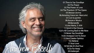 Time To Say Goodbye  Andrea Bocelli  Opera Pop Songs  Sarah Brightman Celine Dion Pavarotti [upl. by Duky]