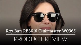 RayBan RB3016 Clubmaster Sunglasses Review [upl. by Mallorie]