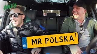 Mr Polska deel 1  Bij Andy in de auto [upl. by Adrahc]