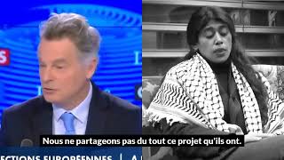 Fabien Roussel catastrophique sur Rima Hassan  Palestine [upl. by Auqinahs59]