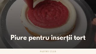 Piure din fructe pentru inserție tort în condiții de casă  Pastry Chef Olga Ursu [upl. by Aiblis]