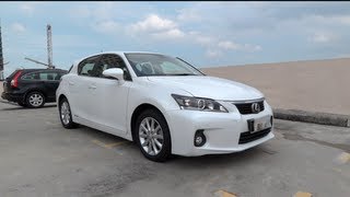 2011 Lexus CT 200h StartUp and Full Vehicle Tour [upl. by Haletta]